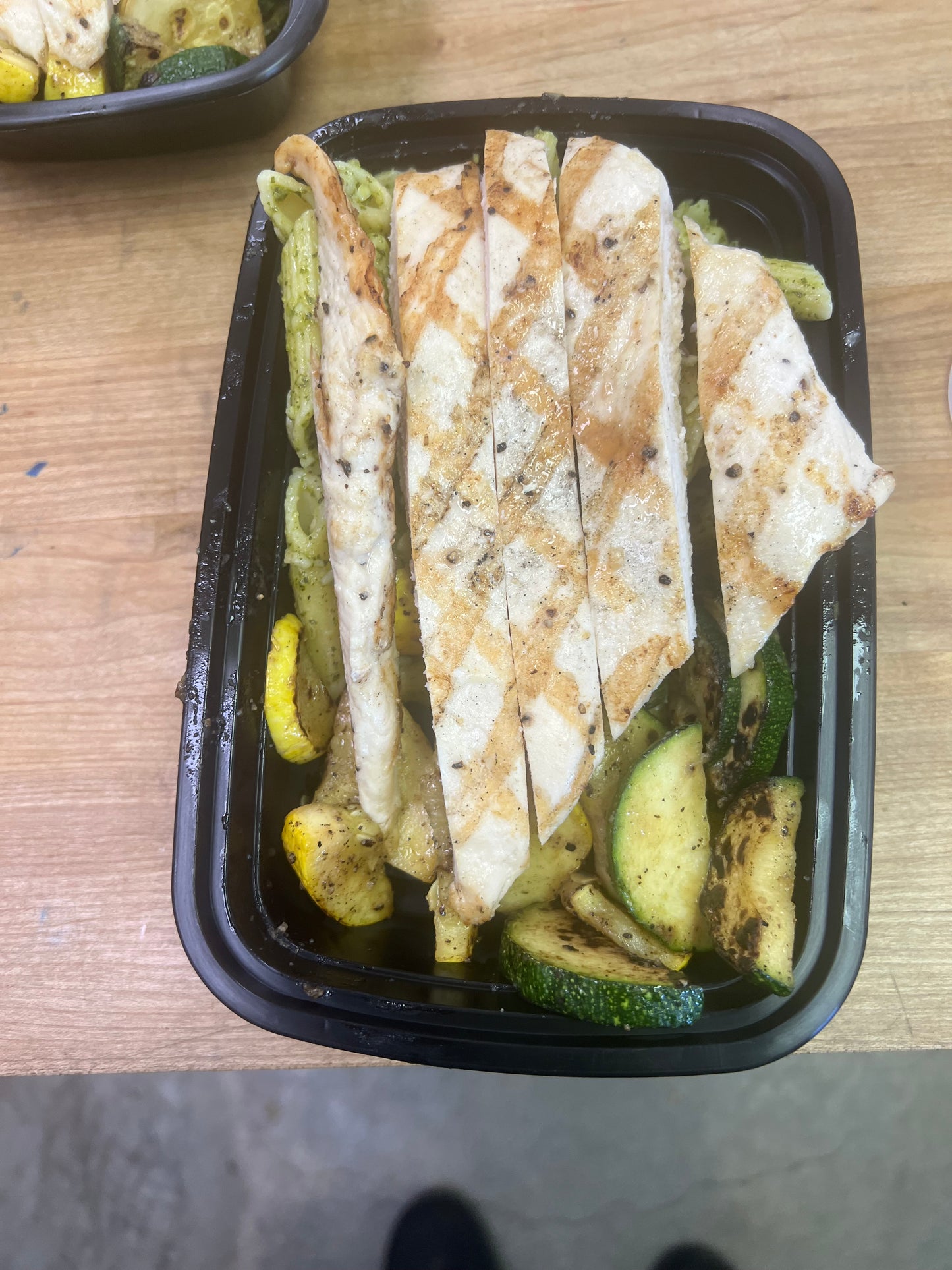Pesto Chicken Pasta with Veggies