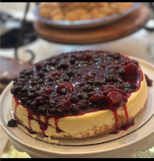 Chef B’s Mixed Berry Cheesecake